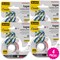 Multipack of 4 - Scotch Create Double-Sided Permanent Tape-.5"X300"